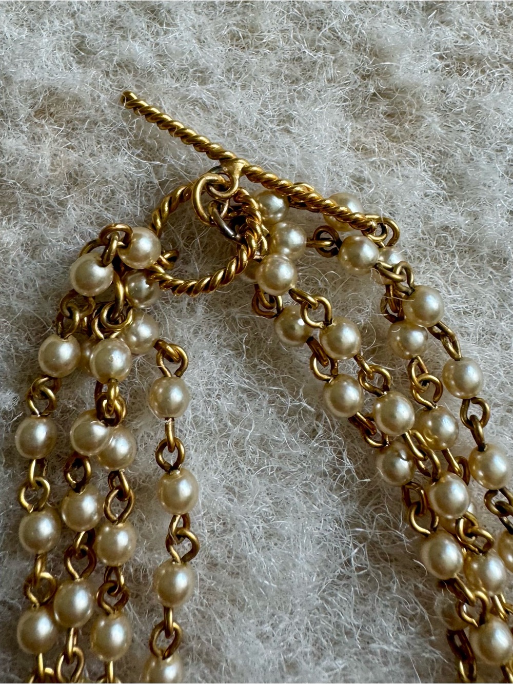 VSA Virgins Saints & Angels Magdalena Necklace 4mm Pearl Maria Cross Necklace - Picture 7 of 7